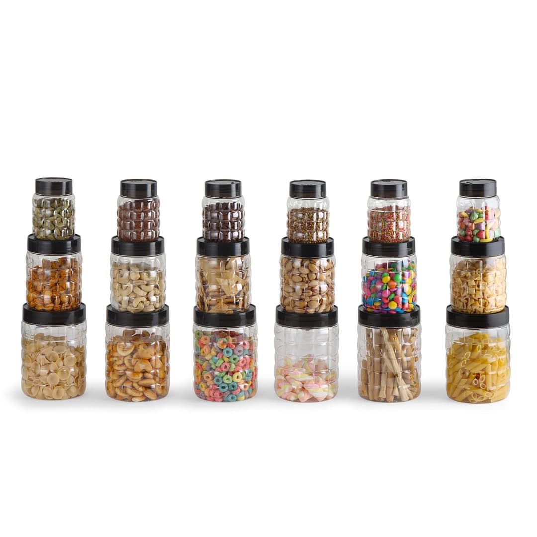 Cello Checkers Kitchen Storage Container Set of 18