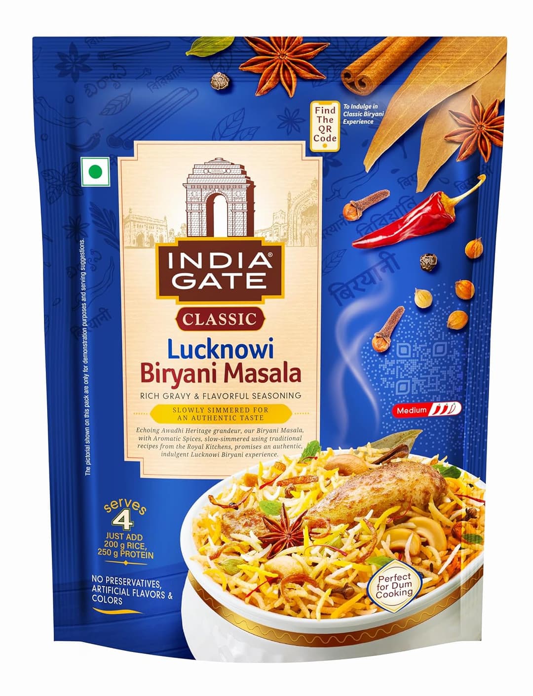 India Gate Lucknowi Classic Biryani Masala 120g