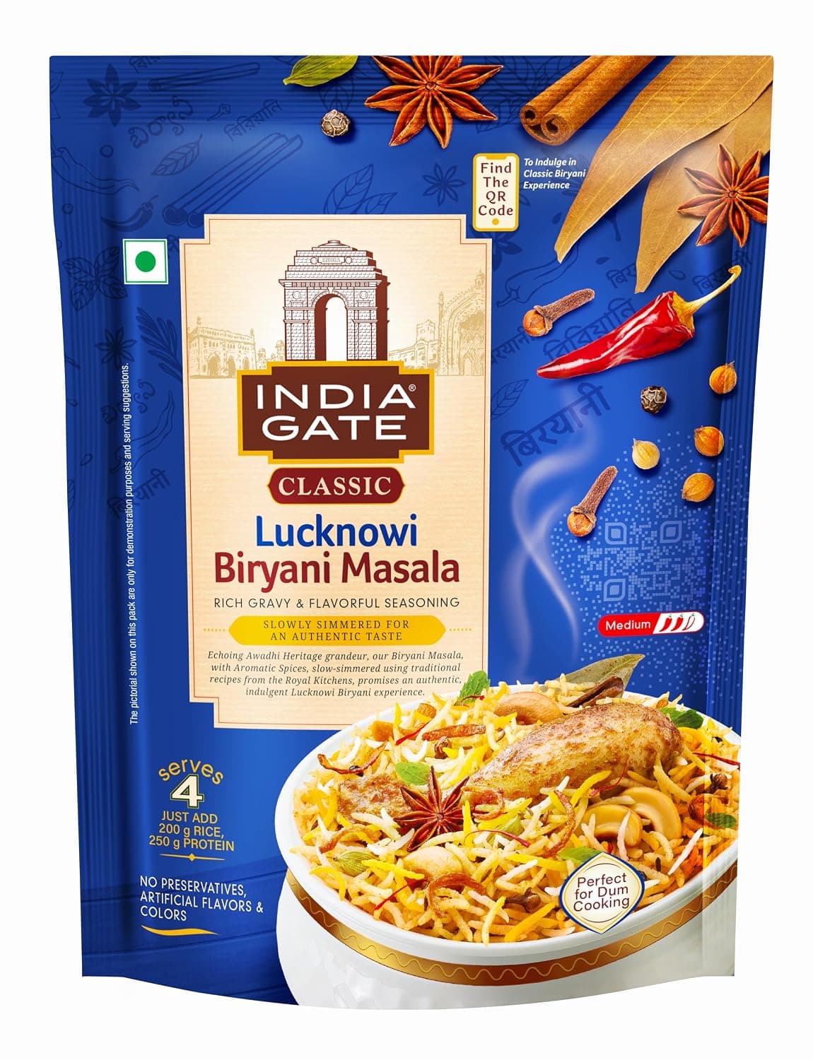 India Gate Lucknowi Classic Biryani Masala 120g