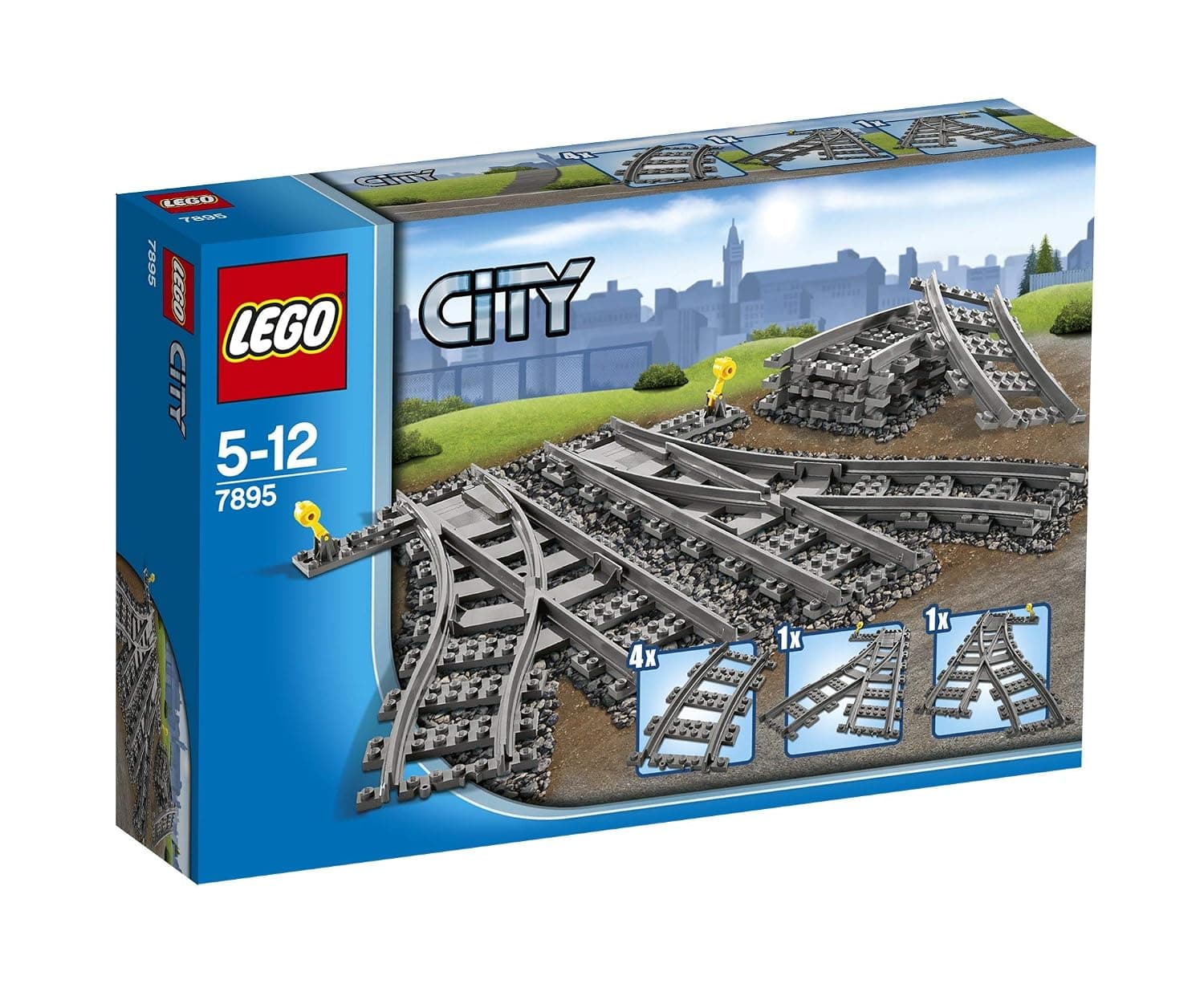 Lego City Switch Train Tracks Building Blocks for Kids 5 to 12 Years 7895