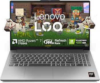 Lenovo LOQ Ryzen 7 7735HS RTX 4050 16GB 512GB Gaming Laptop