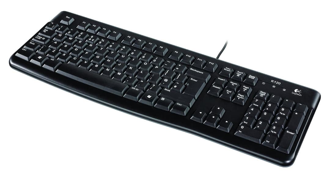 Logitech K120 Wired USB Full-Size Keyboard