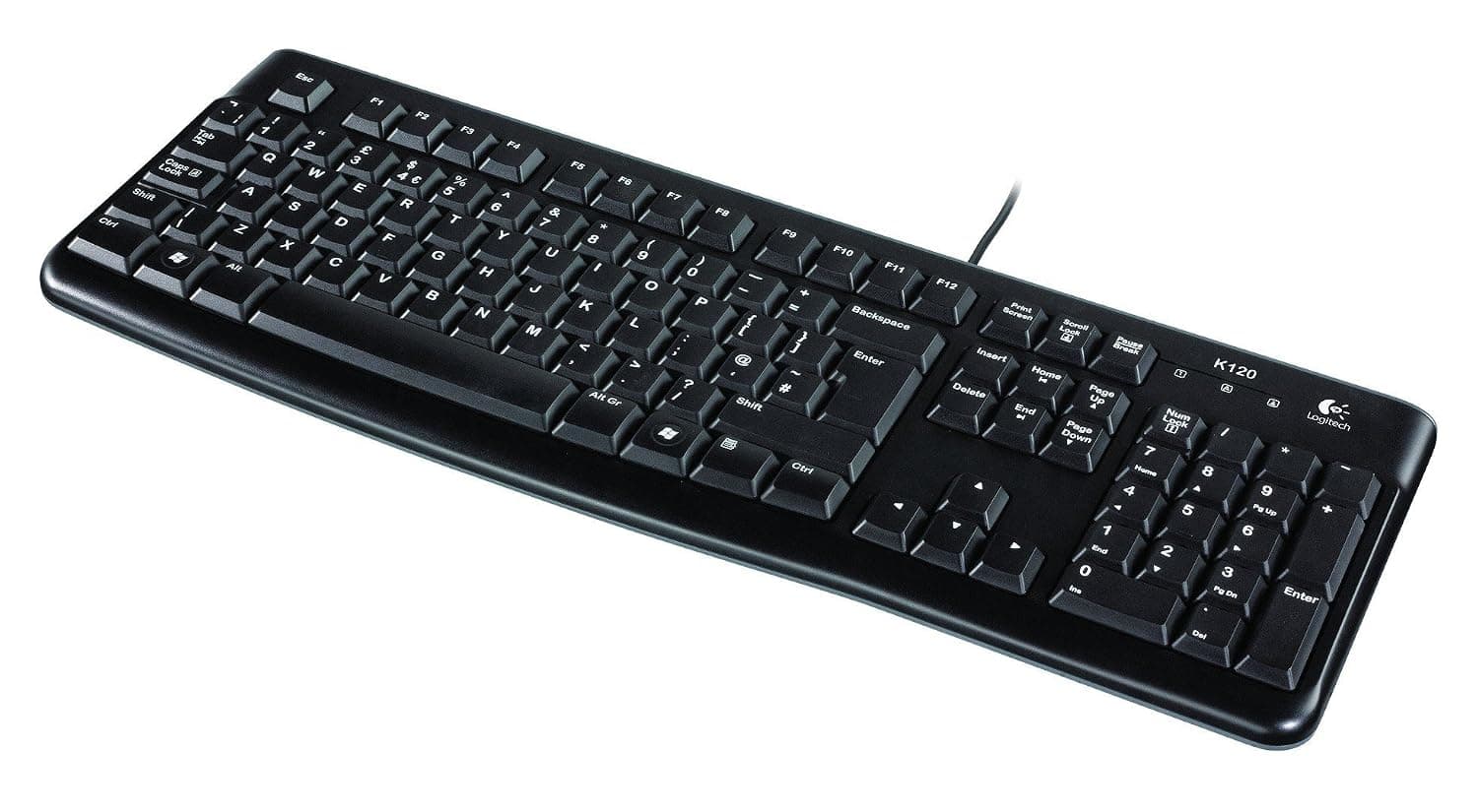 Logitech K120 Wired USB Full-Size Keyboard