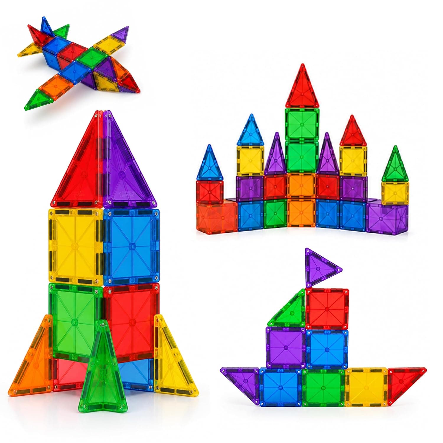 Lifelong Magnetic Tiles Building Blocks 16 Pcs