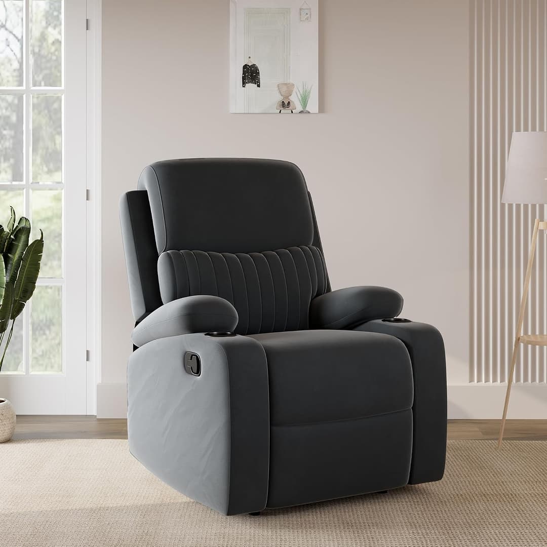 Amazon Brand - Solimo Orleans Single Seater Manual Recliner