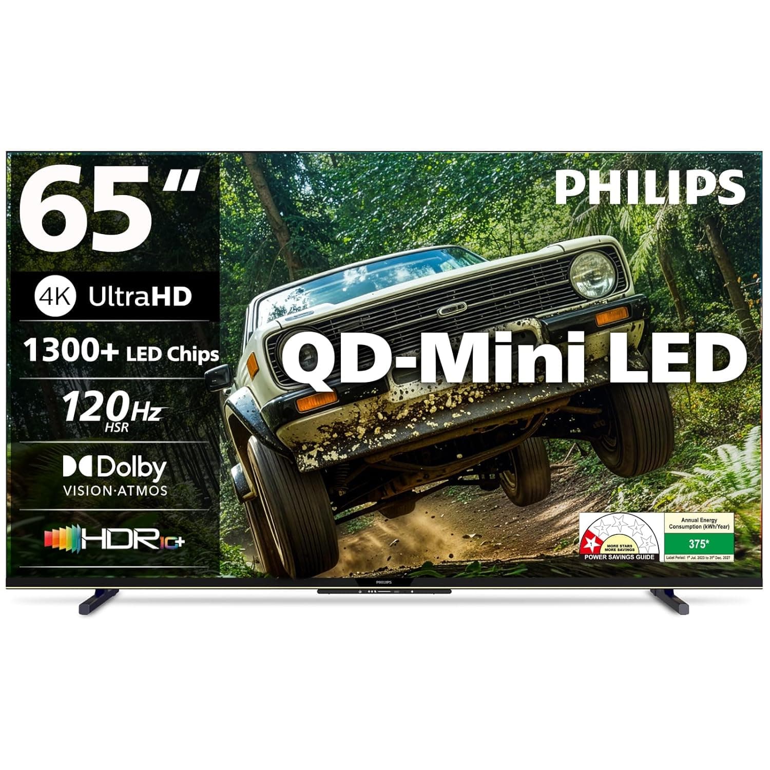 Philips 65-inch 4K UHD QD-Mini LED Google TV 65MLED610/94