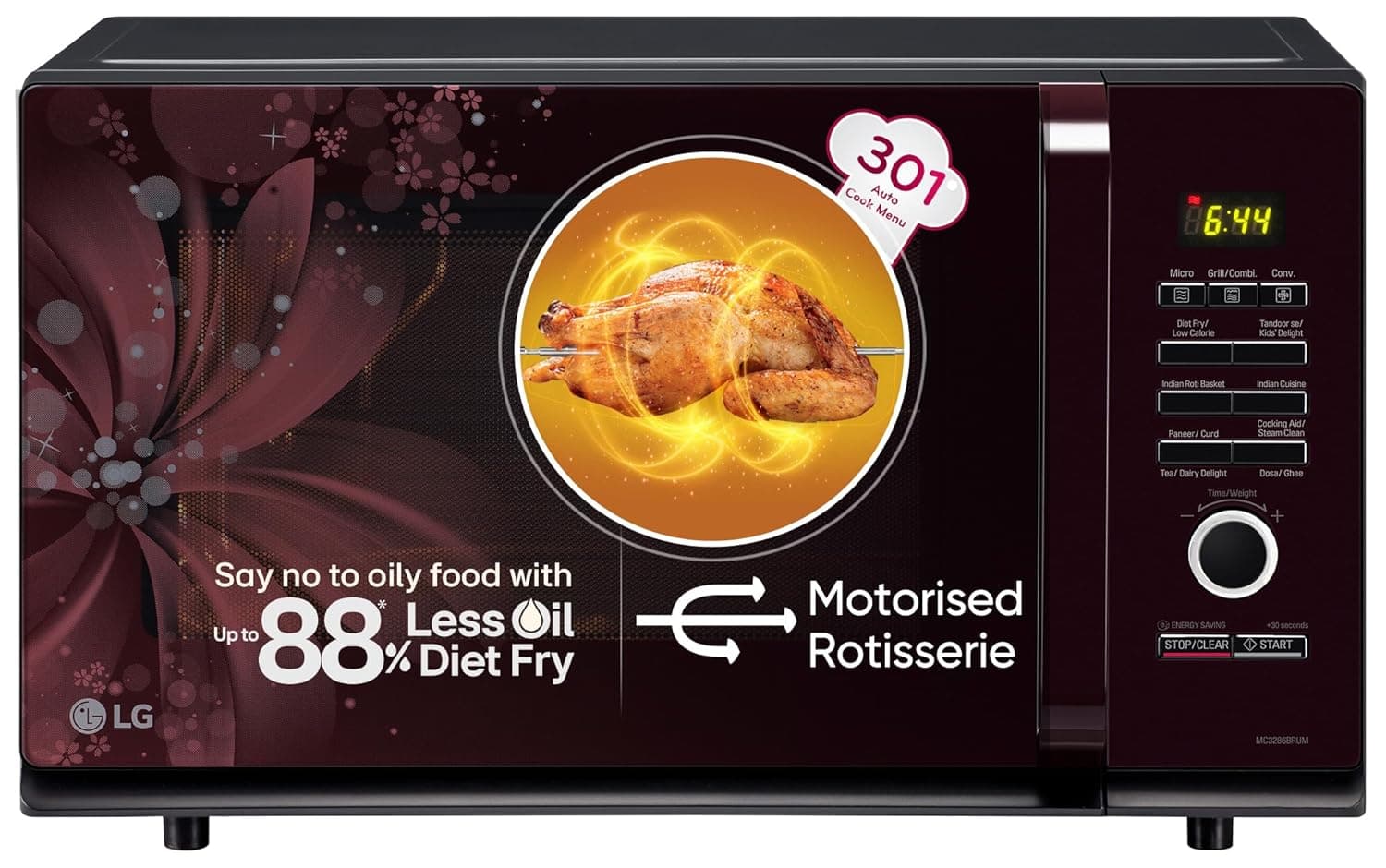 LG 32 L Convection Microwave Oven (MC3286BRUM)