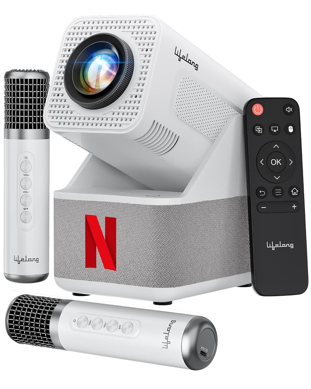 Lifelong ROAR Android Projector with 2 Mics & 20W Speaker