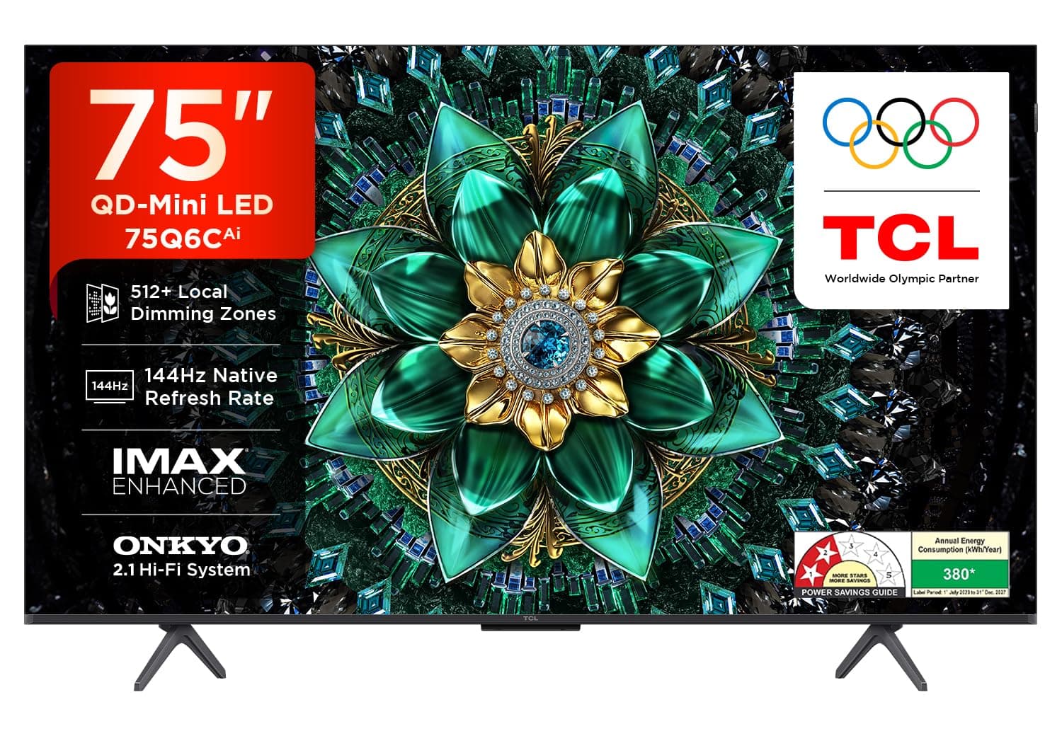 TCL 75-inch 75Q6C 4K QD-Mini LED Google TV