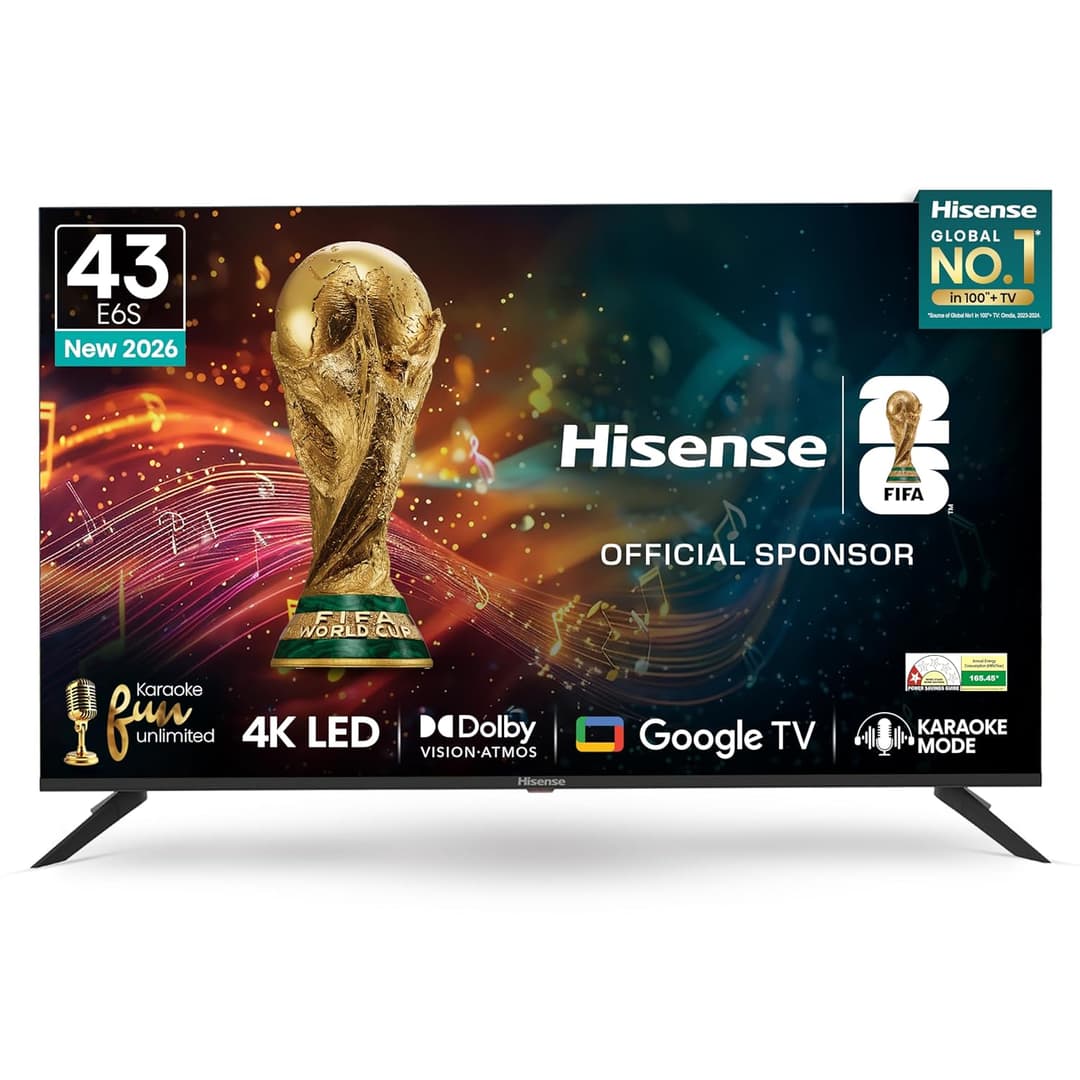 Hisense 43 inch E6S Series 4K Google TV (43E6S)