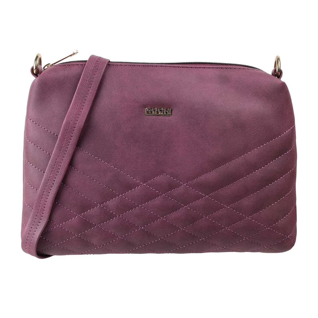 Mochi Women Synthetic Zip Top Sling