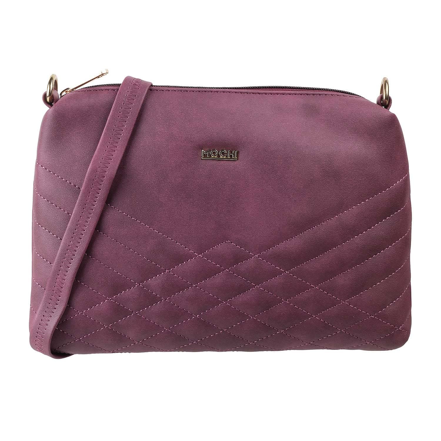 Mochi Women Synthetic Zip Top Sling