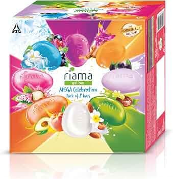 Fiama Gel Bar Mega Celebration Pack (125g x 8)