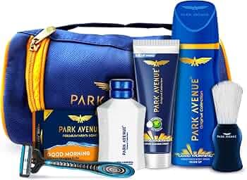Park Avenue Good Morning 7-in-1 Grooming Kit with Travel Pouch