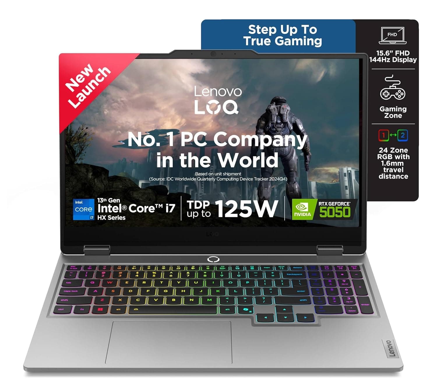 Lenovo LOQ 15.6" Gaming Laptop (Intel i7-13645HX, RTX 5050, 16GB, 1TB SSD)
