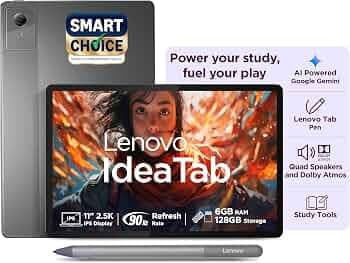 Lenovo Idea Tab 11-inch 5G Tablet with Pen (6GB RAM, 128GB)