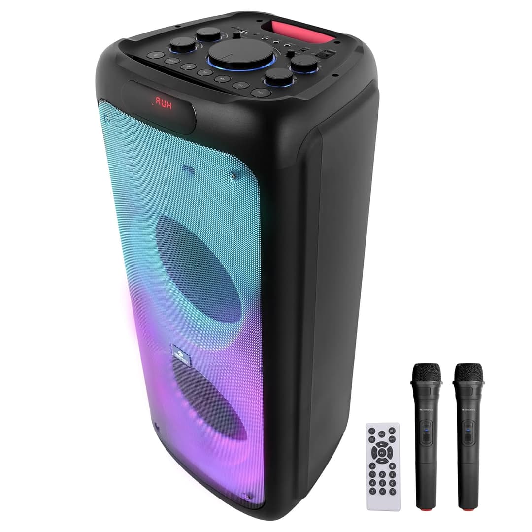 Zebronics Thump 700 120W Party Speaker with 2 Wireless Mics