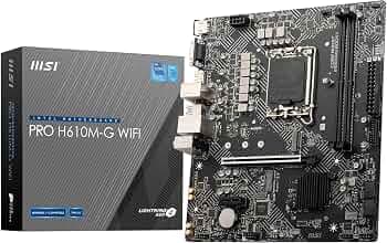 MSI PRO H610M-G WiFi DDR5 Motherboard
