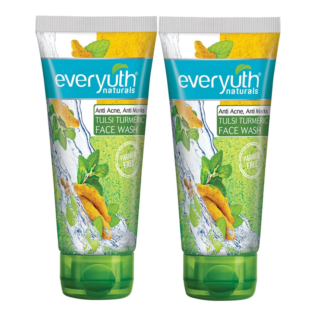 Everyuth Naturals Tulsi Turmeric Face Wash (150g, Pack of 2)