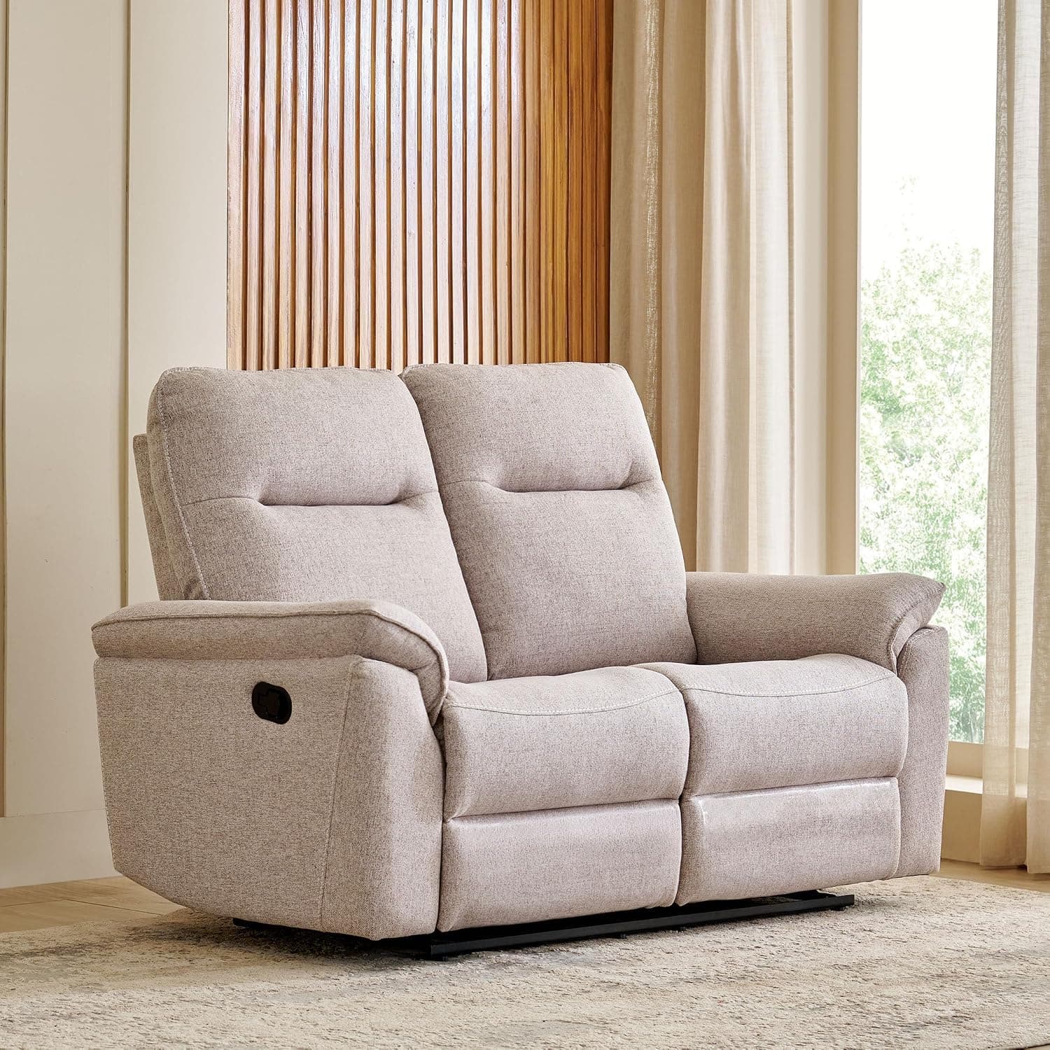 Home Centre Artise 2-Seater Fabric Recliner