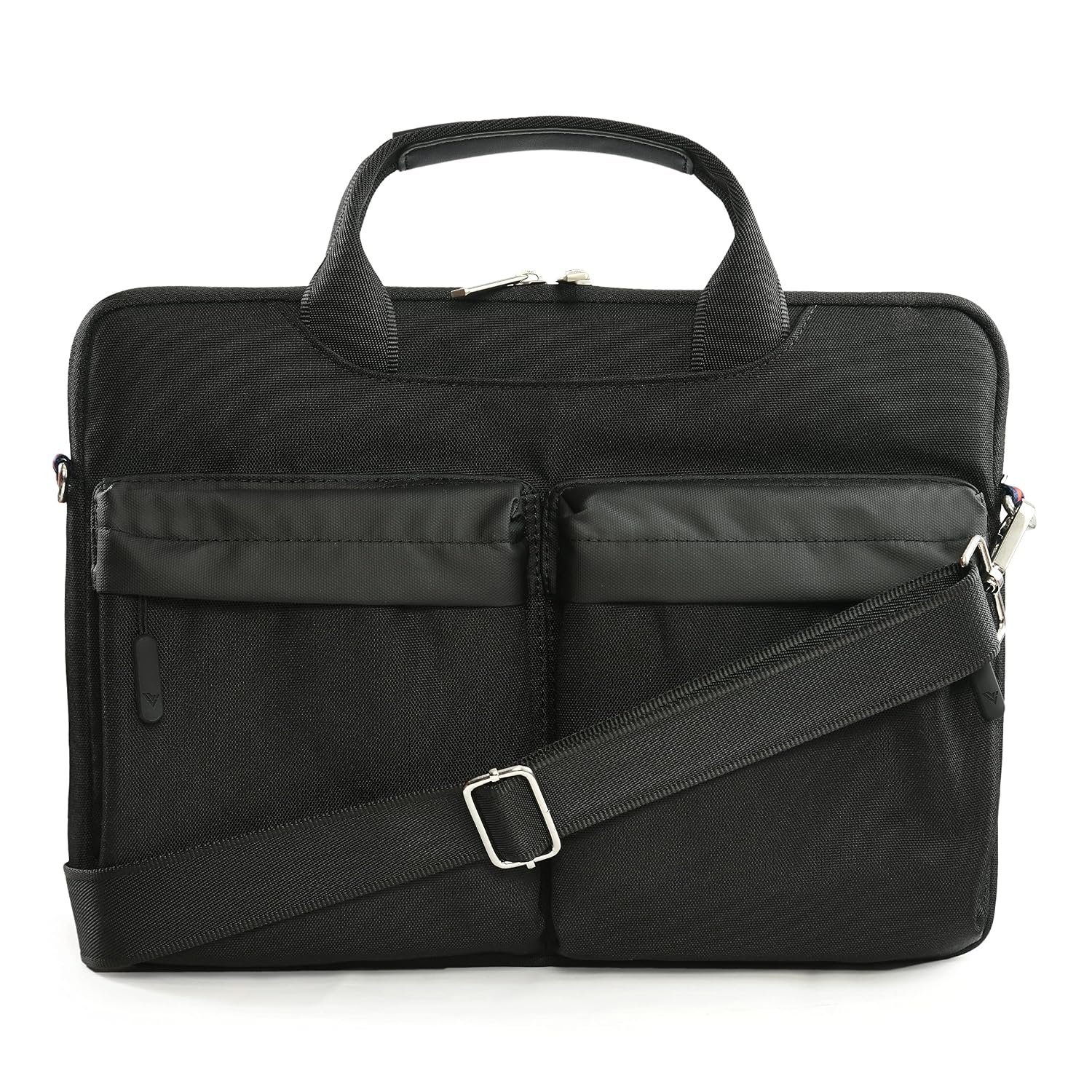 Vaku Luxos ® Vigor Series Multiuility Laptop Messenger Bag| Briefcase for Men and Women Compatible with MacBook 14" (Black)