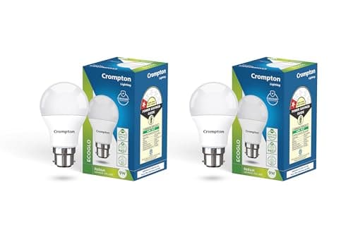 Crompton Param 9W Cool Day Light LED Bulb Pack of 2