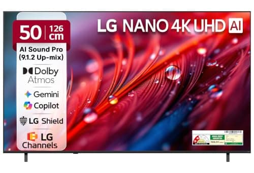 LG 50 inch Nano 4K Ultra HD Smart webOS TV 50NU870BPLA