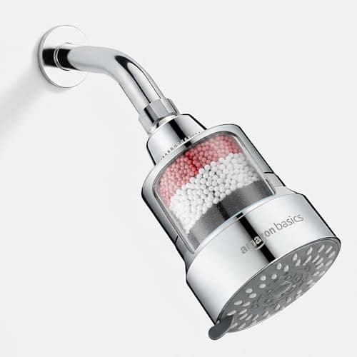 Amazon Basics Filtered Shower Head with 5 Spray Modes