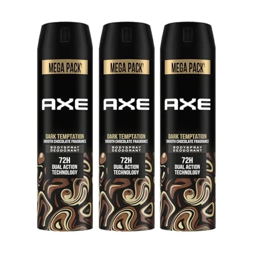 Axe Dark Temptation Deodorant Bodyspray 215ml (Pack of 3)