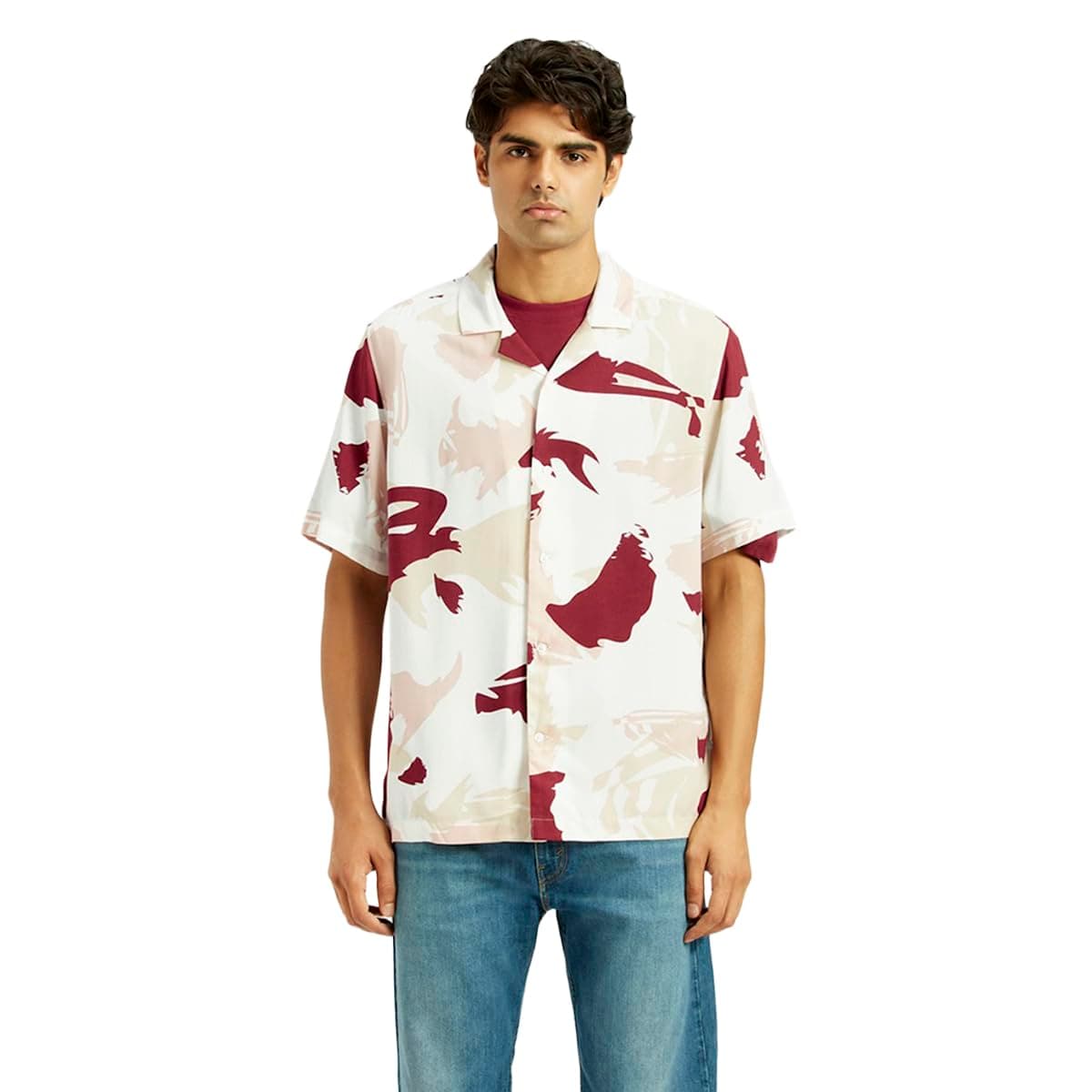Levi's Men's Printed Regular Fit Shirt