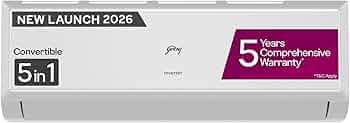 Godrej 1.5 Ton 3 Star Inverter Split AC