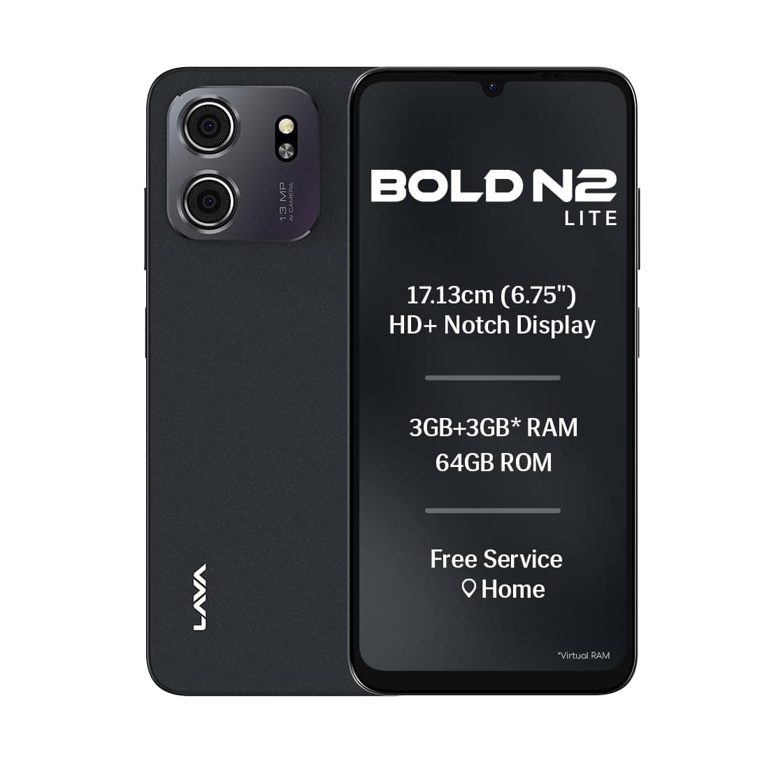 Lava Bold N2 Lite (3GB RAM, 64GB Storage)