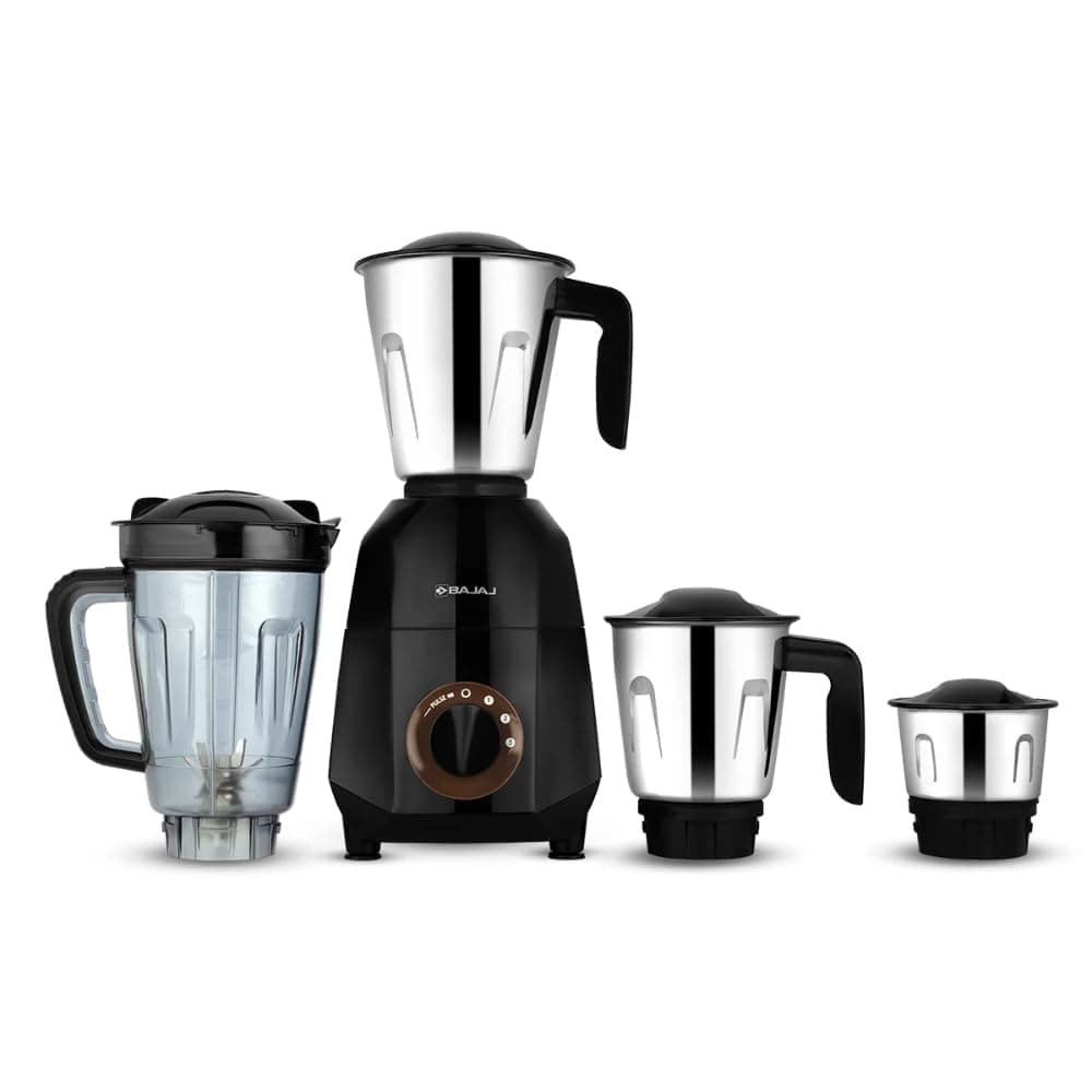 Bajaj Rex Dlx Ninja Series 750W Mixer Grinder with 4 Jars