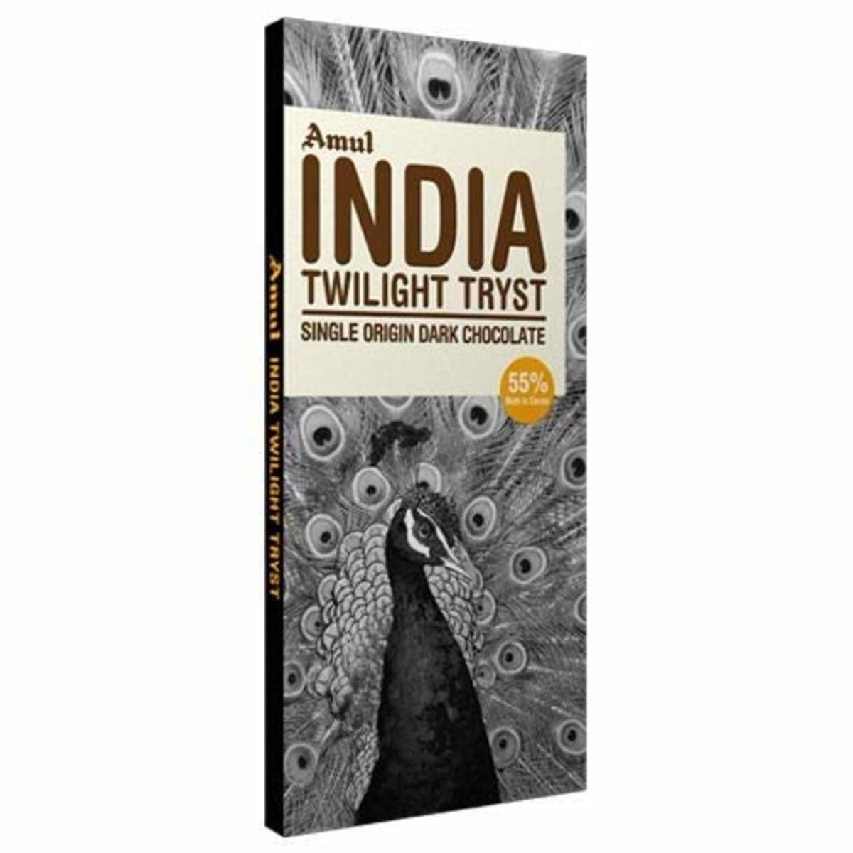Amul India Twilight Tryst 55% Dark Chocolate, 125g