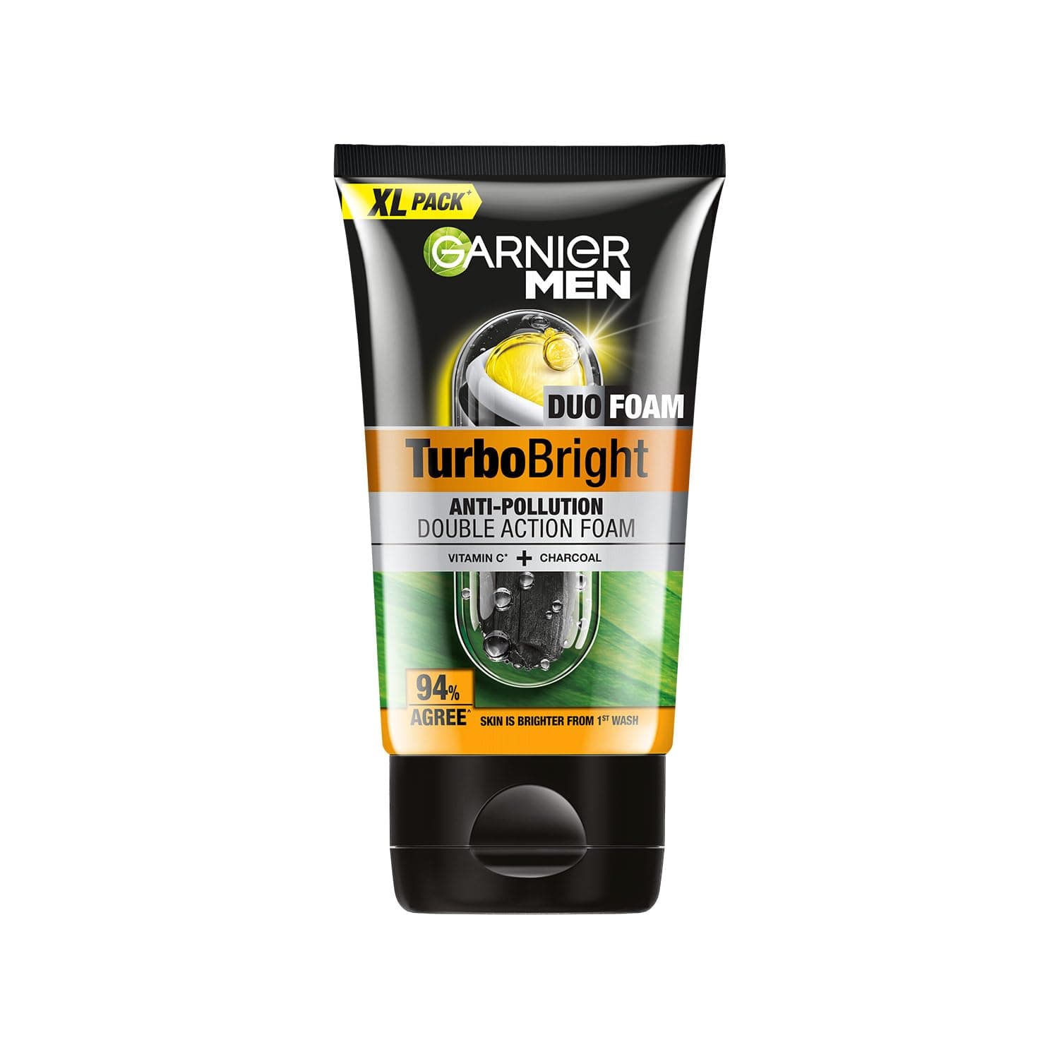Garnier Men TurboBright Double Action Face Wash 155g