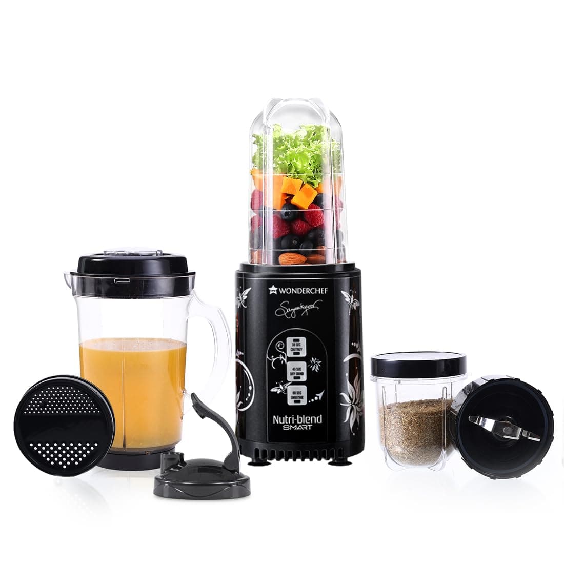 Wonderchef Nutri-Blend Smart 500W Mixer Grinder 3 Jars