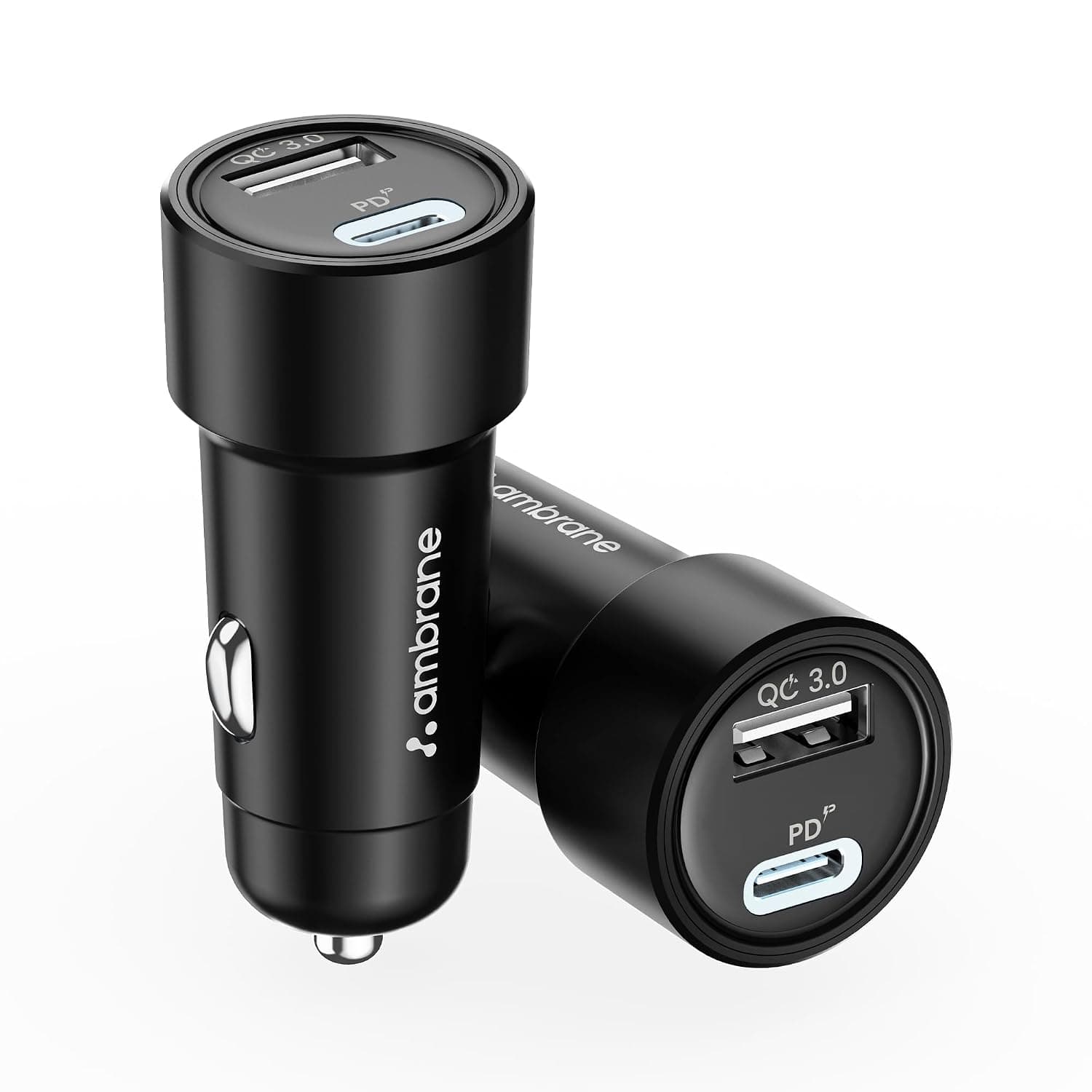 Ambrane C51 51W Dual Output Fast Car Charger