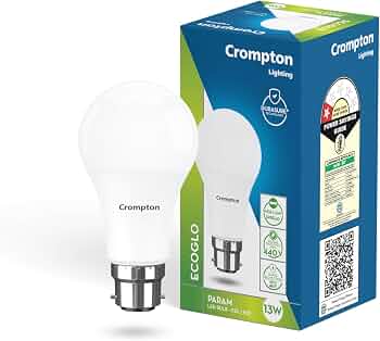 Crompton Param 22W Round B22 LED Cool Day Light