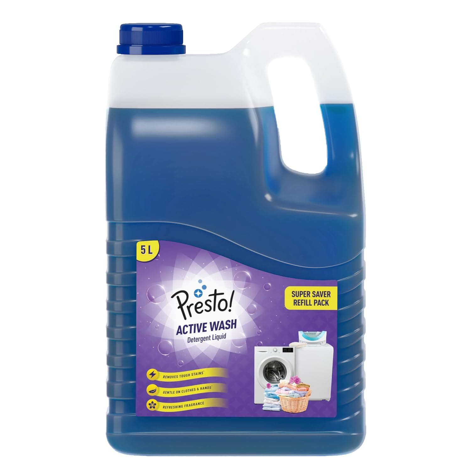 Presto! Active Wash Detergent Liquid 5L