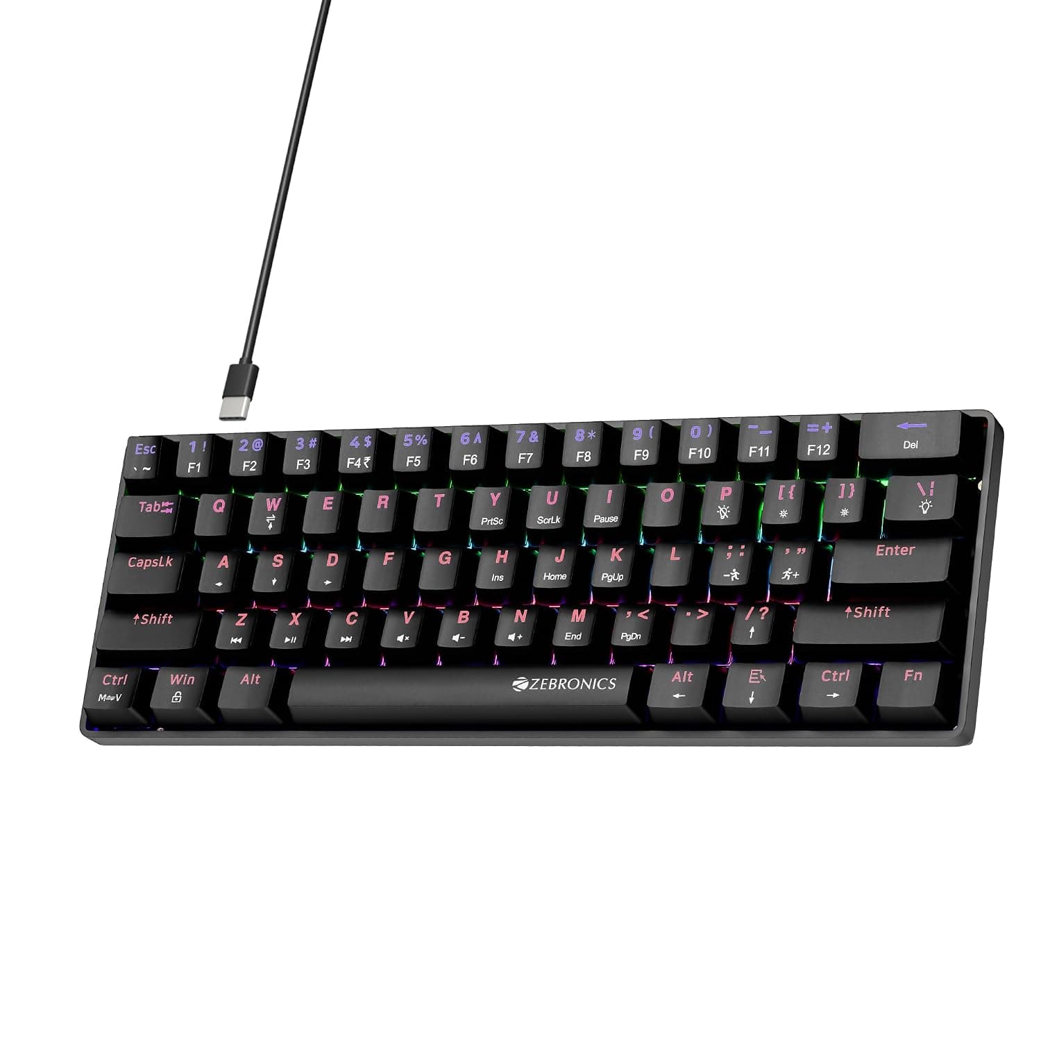 Zebronics Max Ninja 61 Mechanical Keyboard