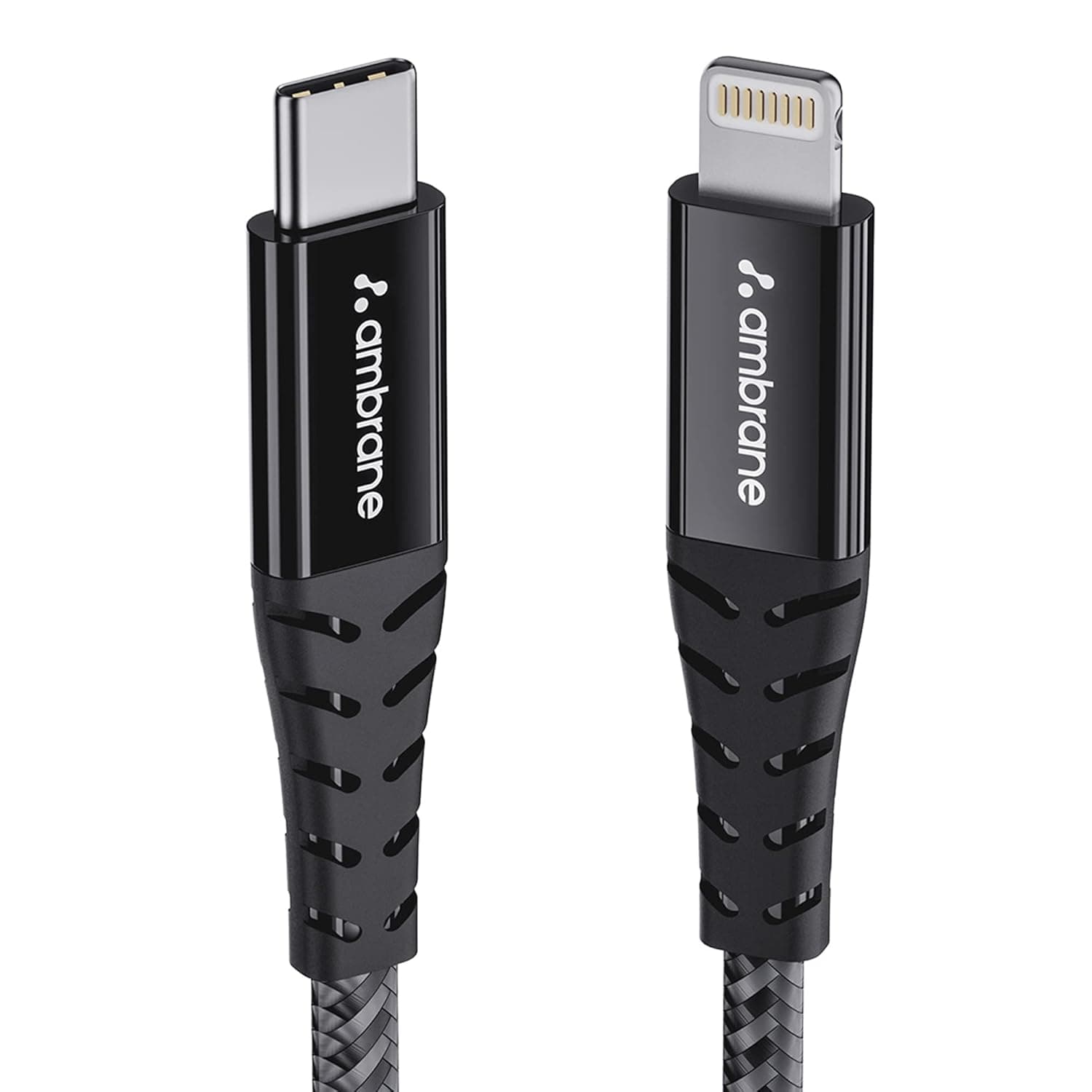Ambrane ABTL-125 Type-C to Lightning Cable (1.25m)