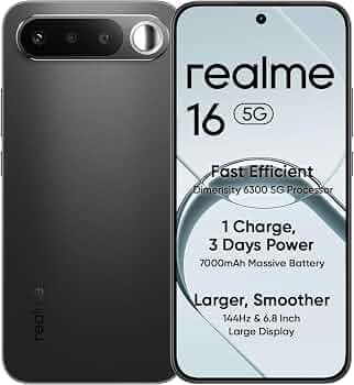 realme 16 5G Smartphone (8GB RAM, 256GB)