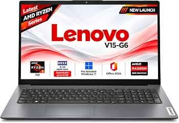 Lenovo V15 Laptop (Ryzen 5 150, 16GB, 512GB SSD)
