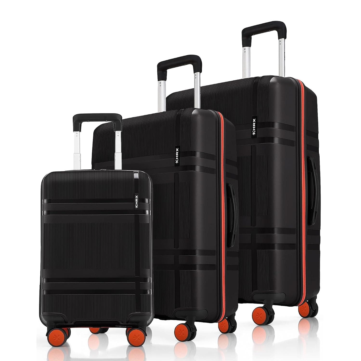 HRX Helium 3-Piece Polypropylene Luggage Set