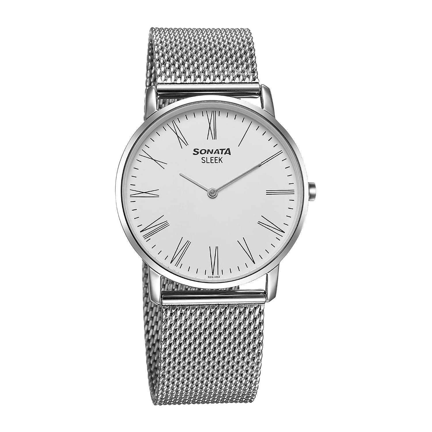 Sonata Sleek Quartz Analog Watch (7152SM02)