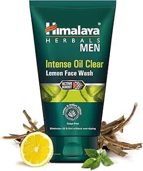Himalaya MEN Intense Oil Clear Lemon Face Wash, 100ml