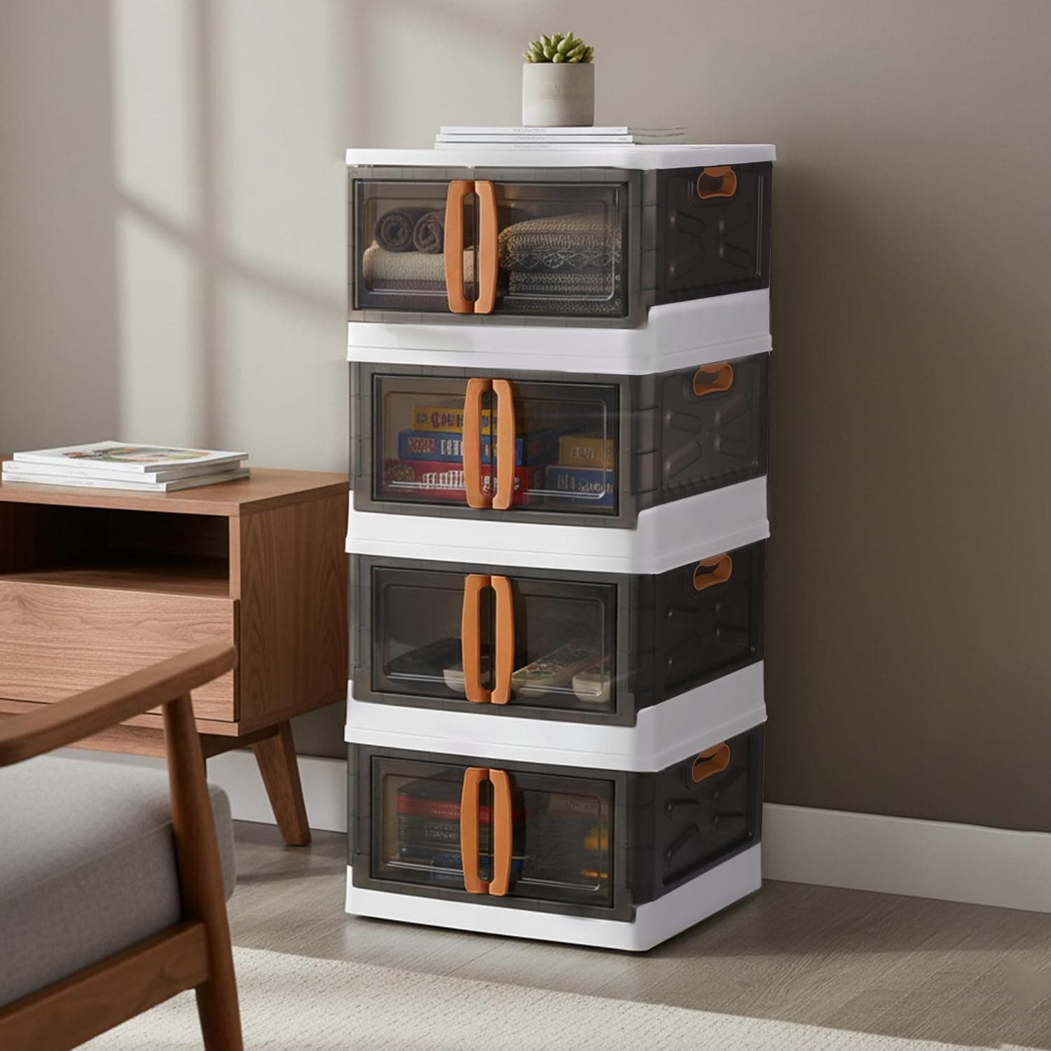 CELLO Foldable Plastic Storage Cupboard