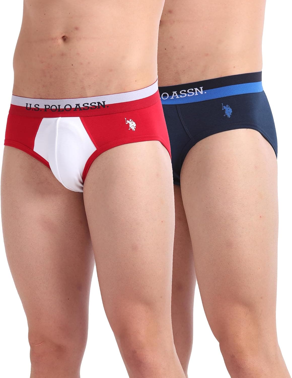 U.S. POLO ASSN. Men's OEB02 Briefs Pack of 2
