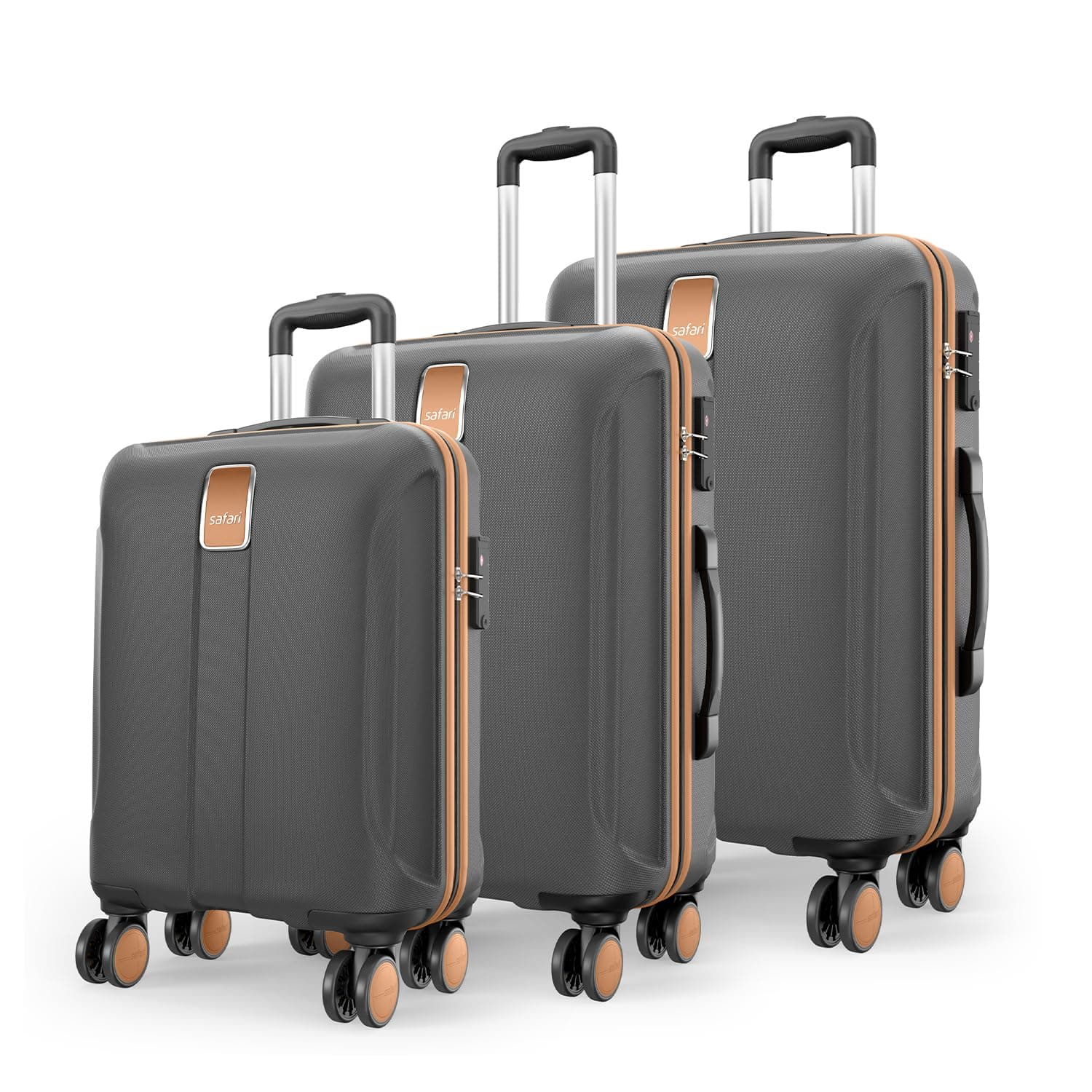 Safari Thorium Royale Set of 3 Trolley Bags