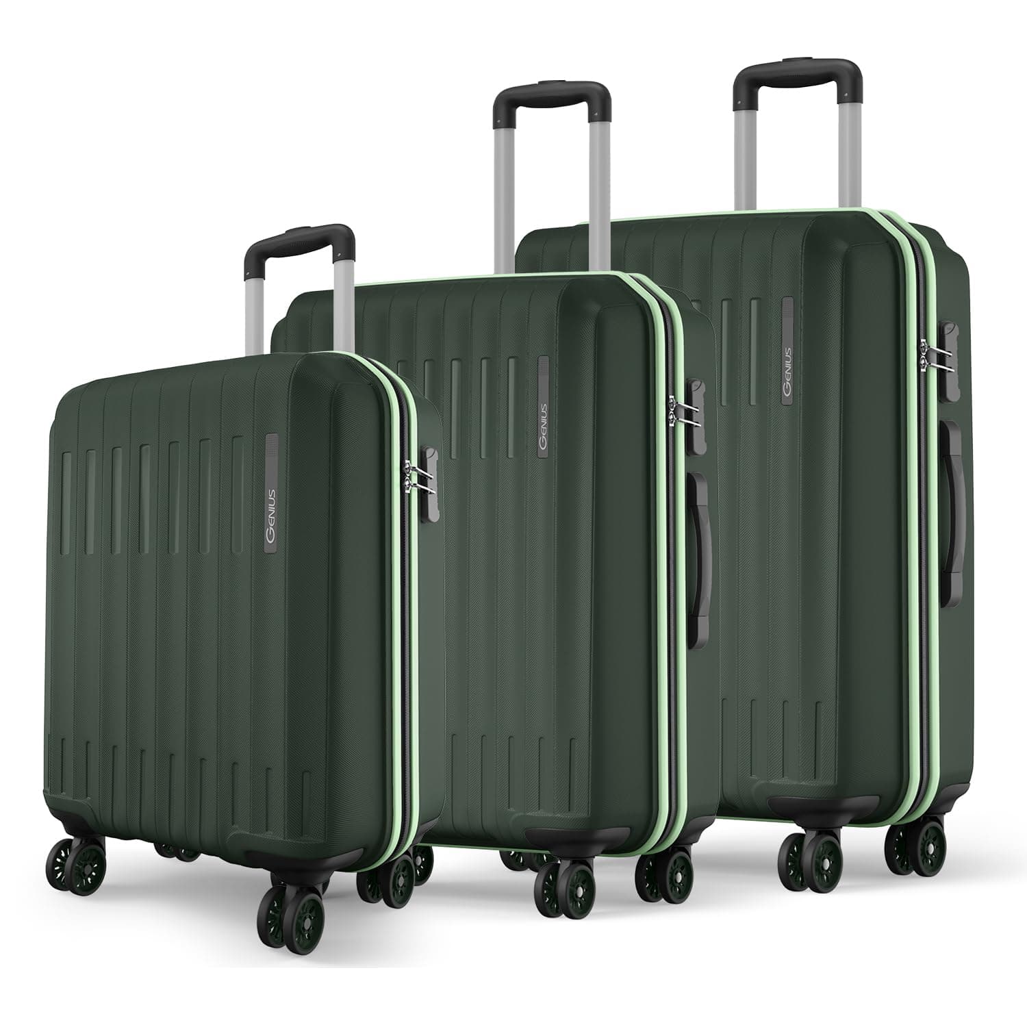 Safari Genius Alley Set of 3 Trolley Bags